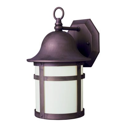 Trans Globe Lighting 4581 WB 2 Light Coach Lantern in Weathered Bronze
